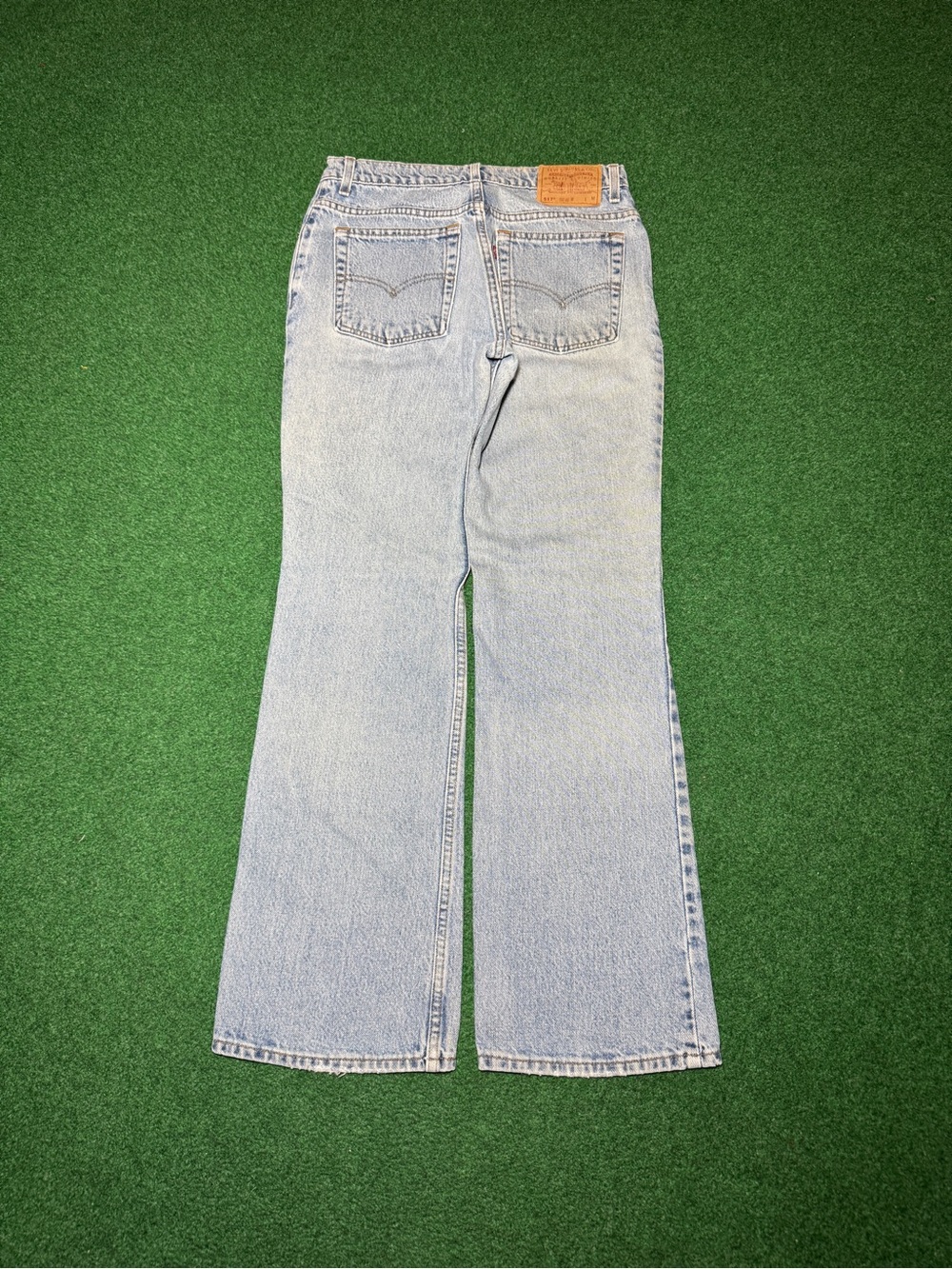 Levis 517 Womens 11 Jr Vintage 90s Low Rise Bootcut 32x31 Light Wash Flare